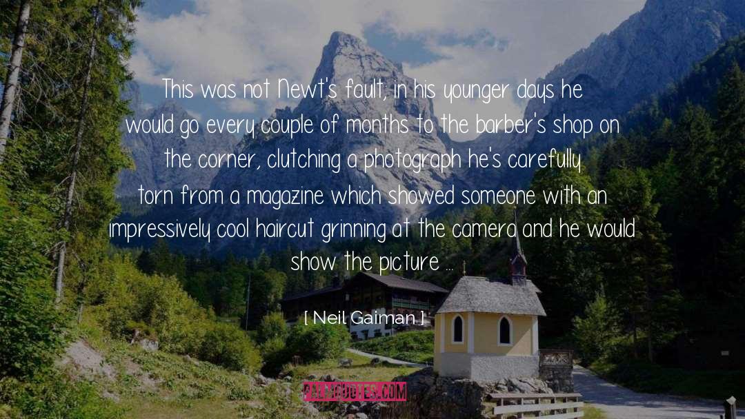 Haircut quotes by Neil Gaiman