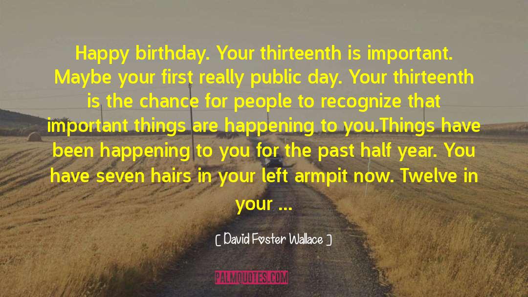 Hairs quotes by David Foster Wallace