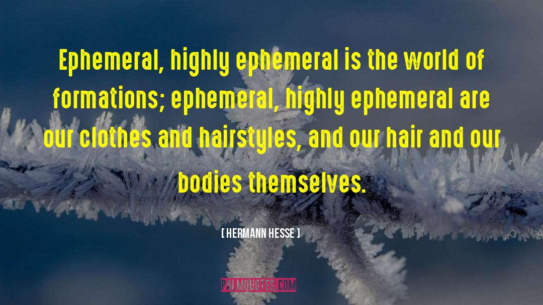 Hairstyles quotes by Hermann Hesse