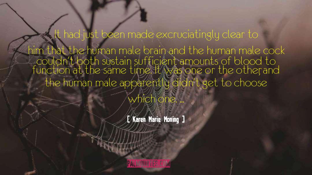 Hairy Male quotes by Karen Marie Moning