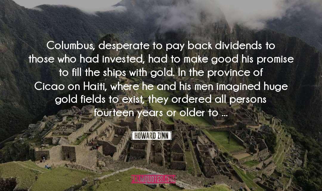 Haiti quotes by Howard Zinn