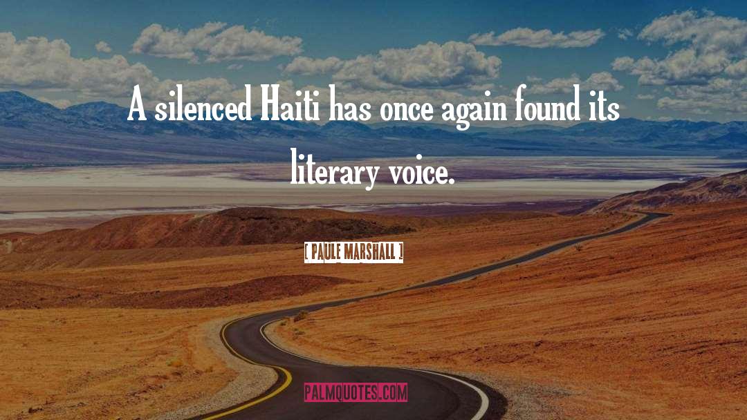 Haiti quotes by Paule Marshall