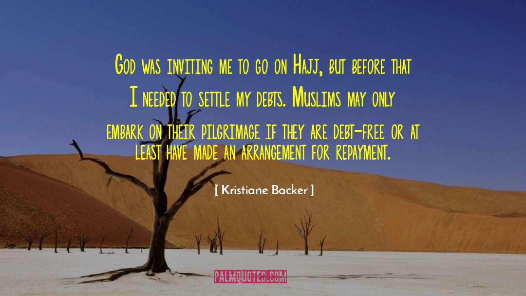 Hajj quotes by Kristiane Backer