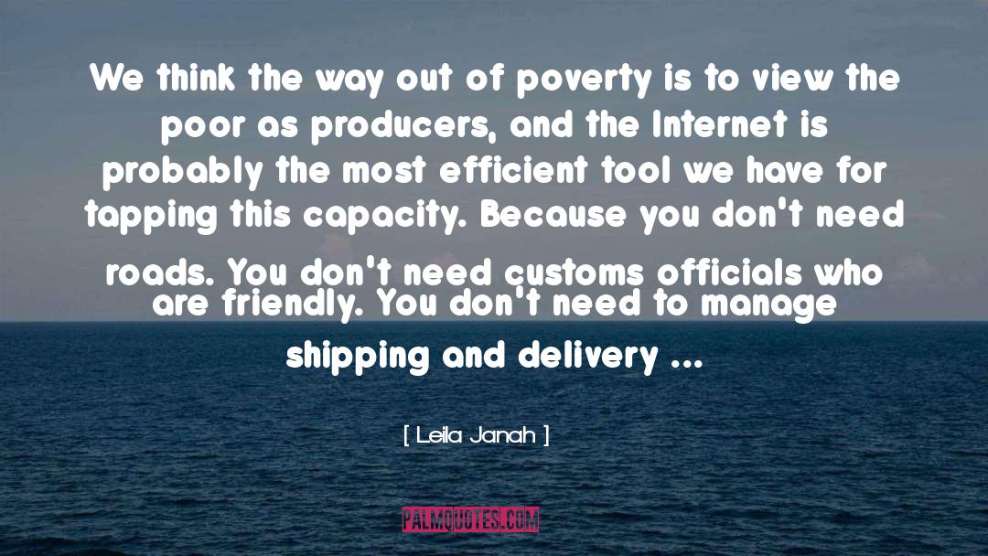 Halani Shipping quotes by Leila Janah