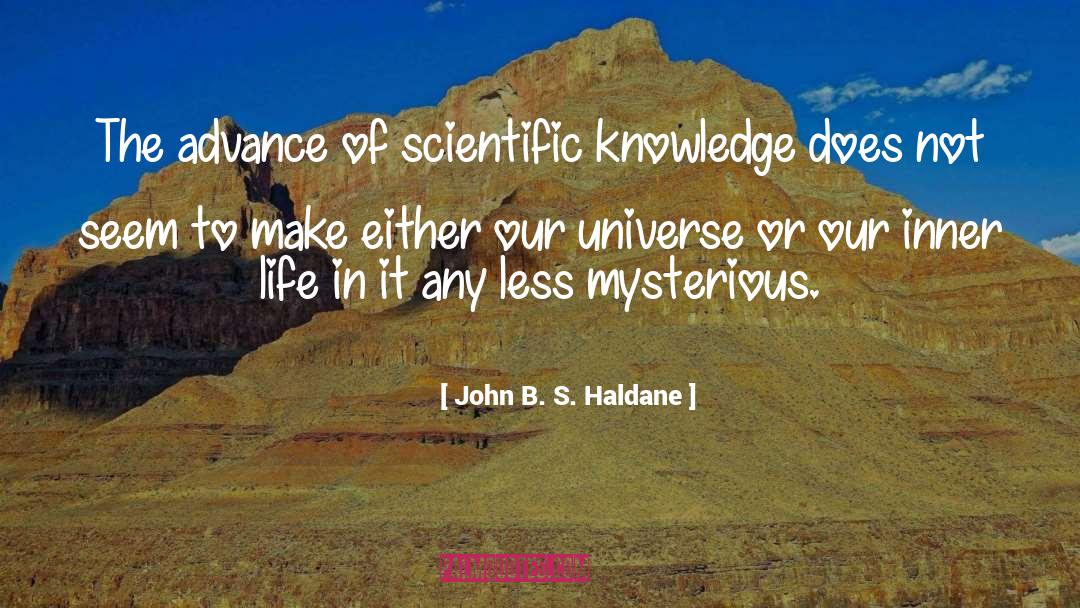 Haldane quotes by John B. S. Haldane