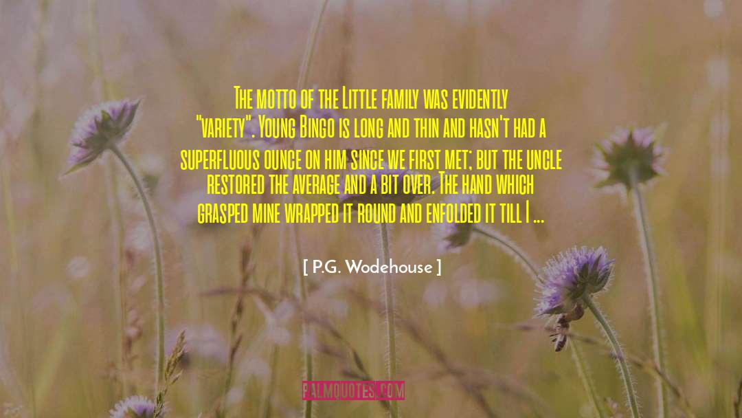 Haldemans Excavating quotes by P.G. Wodehouse