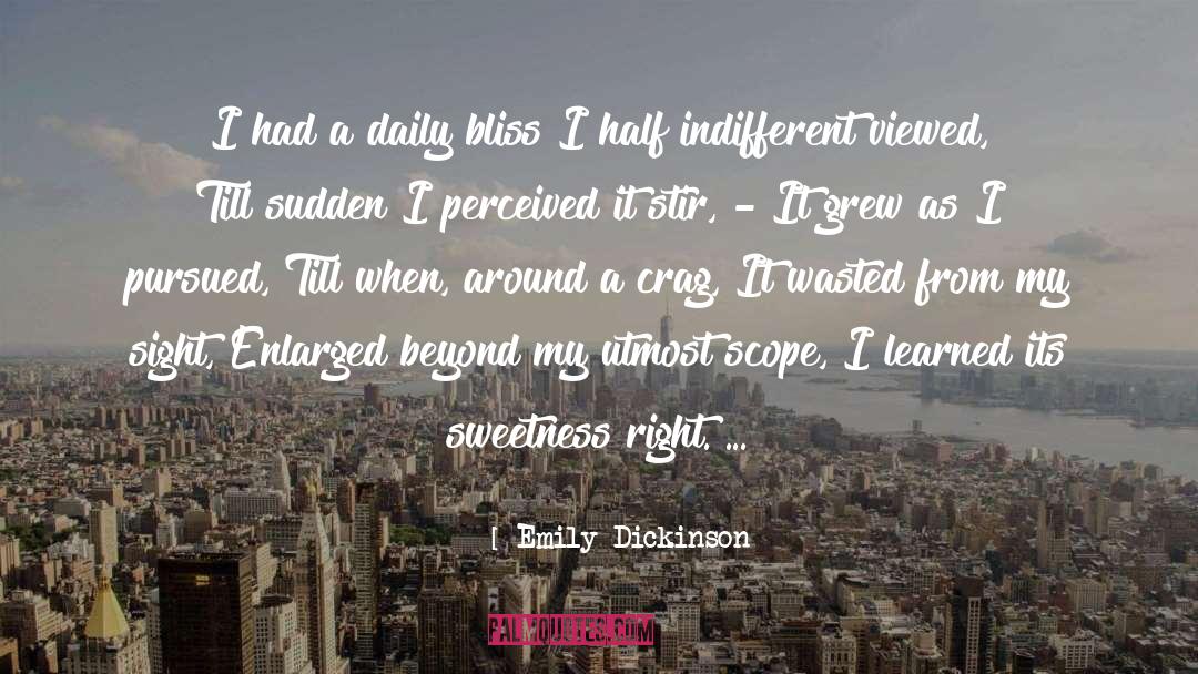 Half A Year quotes by Emily Dickinson