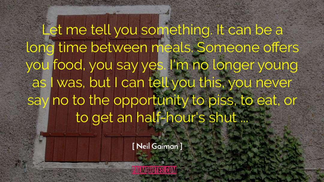 Half Hours quotes by Neil Gaiman