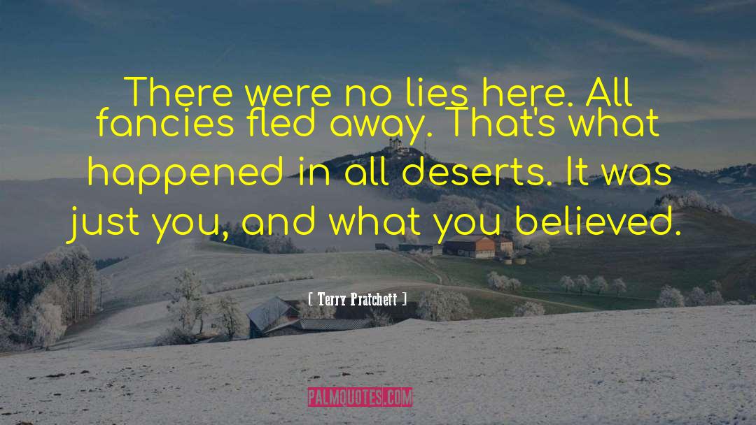 Half Lies quotes by Terry Pratchett