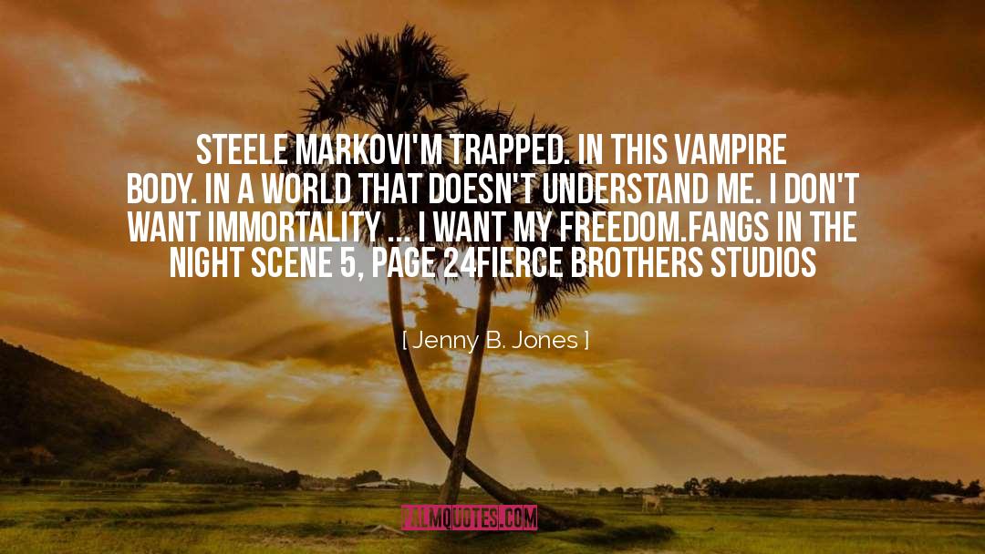 Half Vampire quotes by Jenny B. Jones