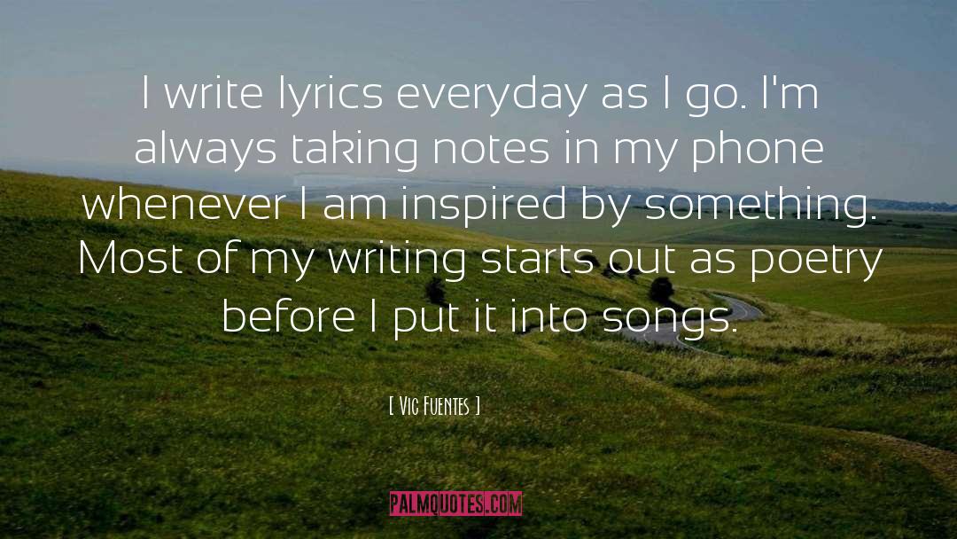 Halimunan Lyrics quotes by Vic Fuentes