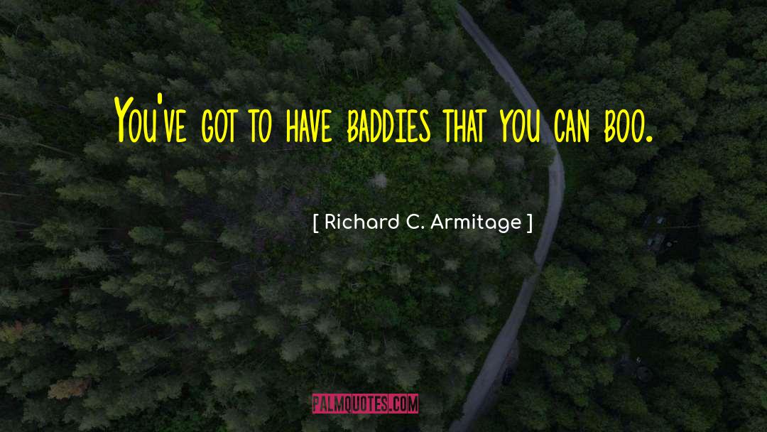 Halloween Boo quotes by Richard C. Armitage