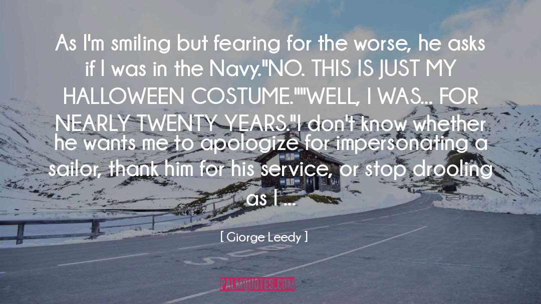 Halloween Costume quotes by Giorge Leedy