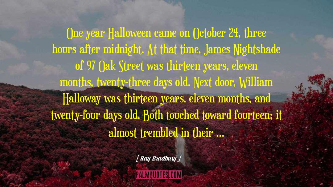 Halloween quotes by Ray Bradbury