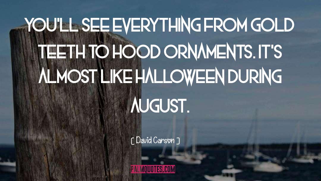 Halloween quotes by David Carson