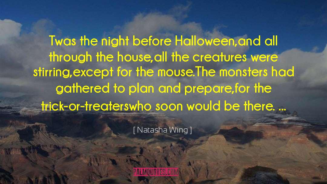 Halloween quotes by Natasha Wing