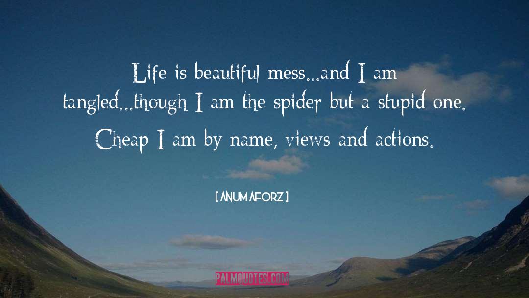 Halloween Spider quotes by Anum Aforz