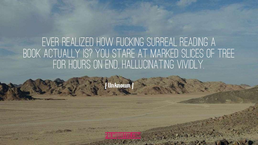 Hallucinating quotes by Unknown