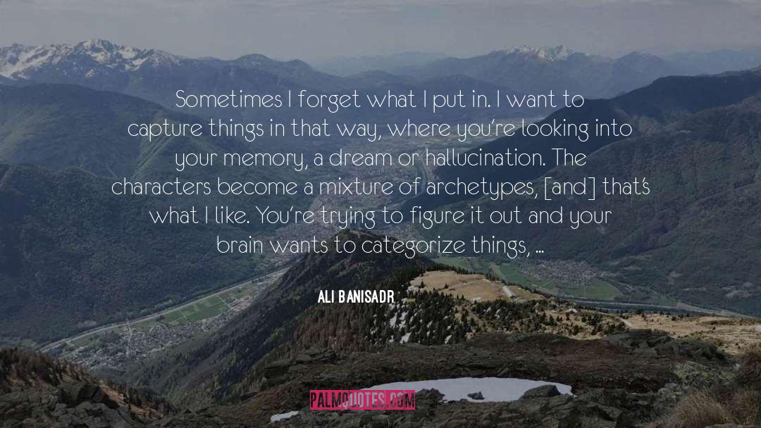 Hallucination quotes by Ali Banisadr