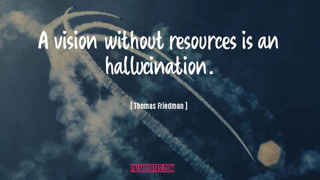 Hallucinations quotes by Thomas Friedman