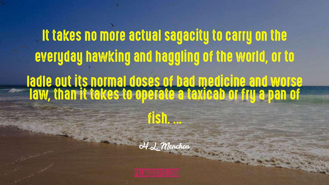 Hamachi Fish quotes by H.L. Mencken