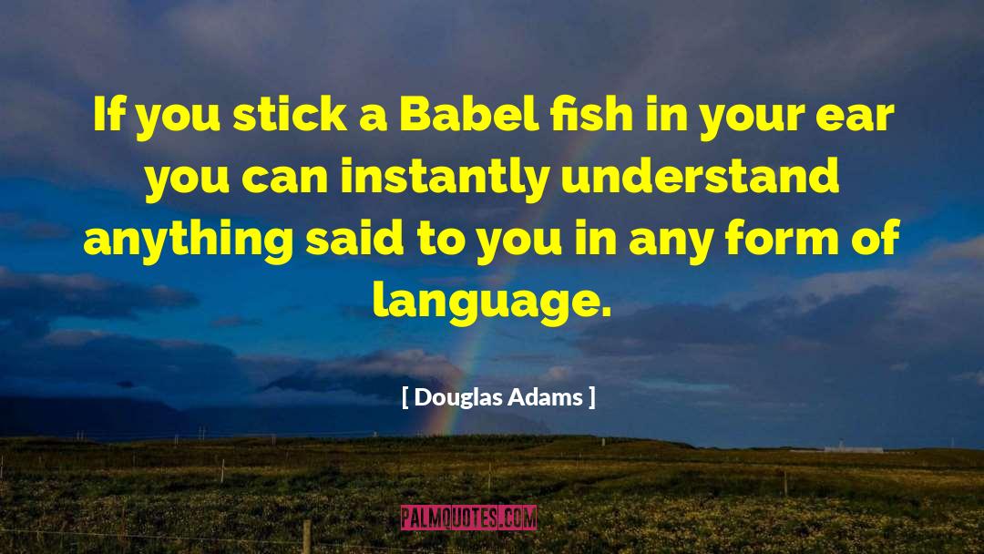 Hamachi Fish quotes by Douglas Adams