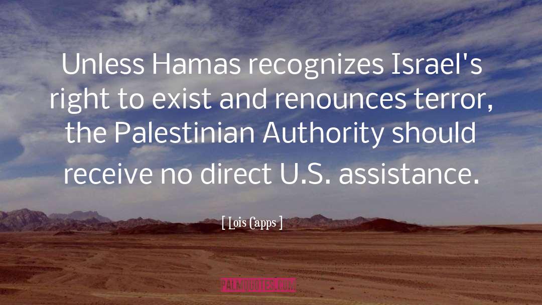 Hamas quotes by Lois Capps