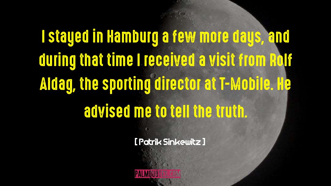 Hamburg quotes by Patrik Sinkewitz