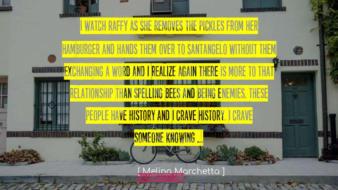 Hamburger quotes by Melina Marchetta