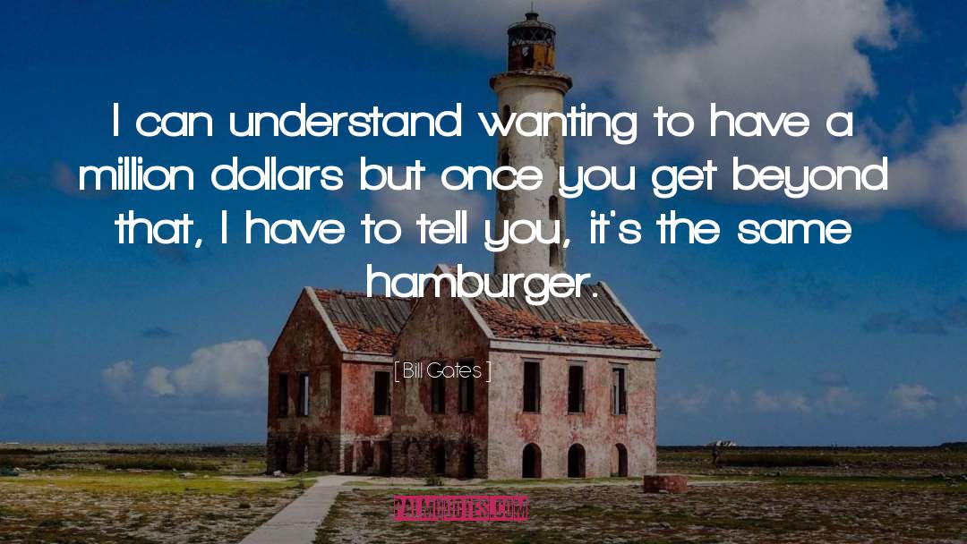 Hamburger quotes by Bill Gates