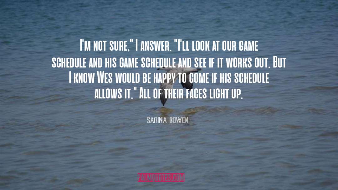 Hamfest Schedule quotes by Sarina Bowen