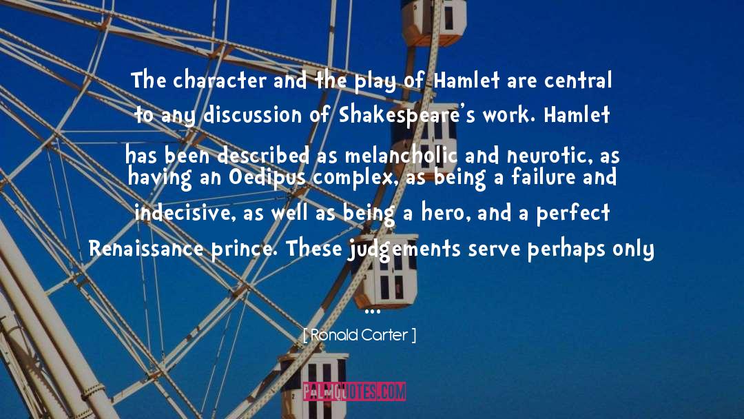 Hamlet Literary Device quotes by Ronald Carter
