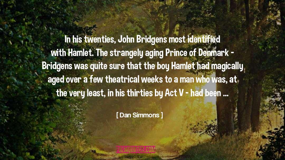 Hamlet quotes by Dan Simmons