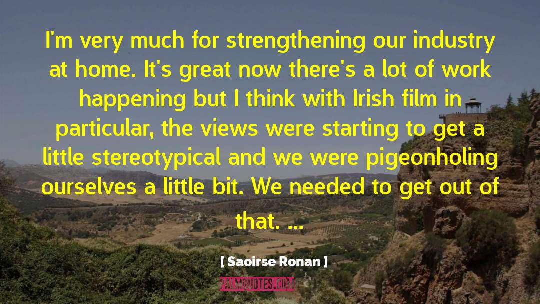 Hammer At Home quotes by Saoirse Ronan