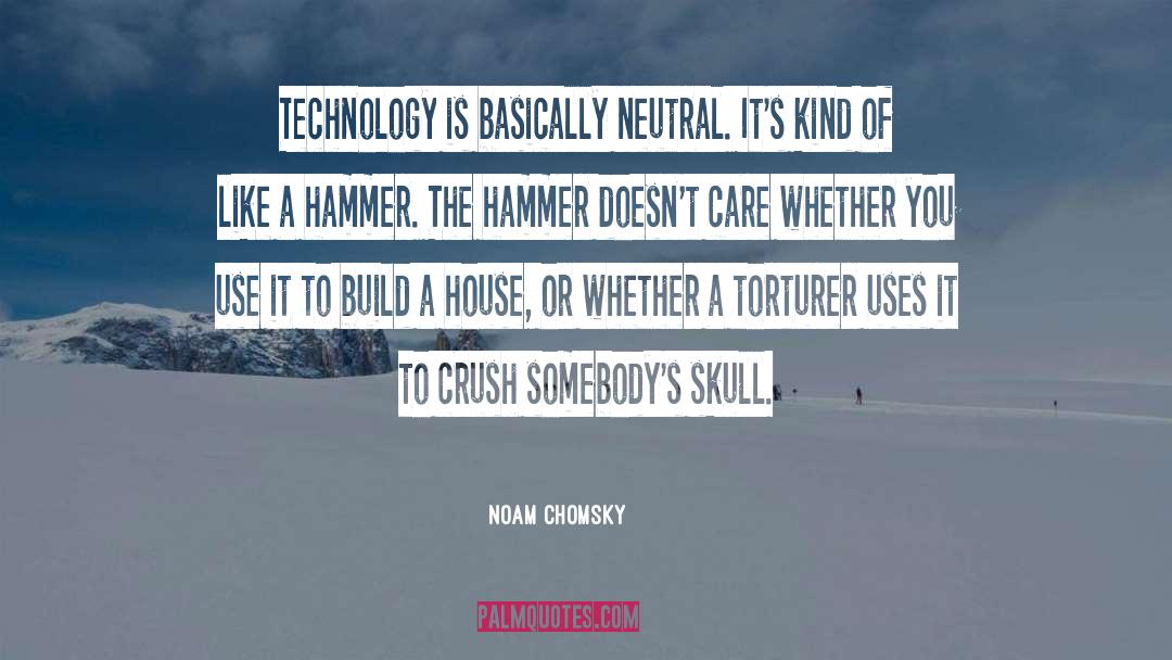 Hammers quotes by Noam Chomsky