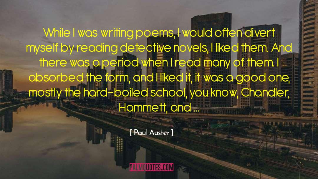Hammett quotes by Paul Auster