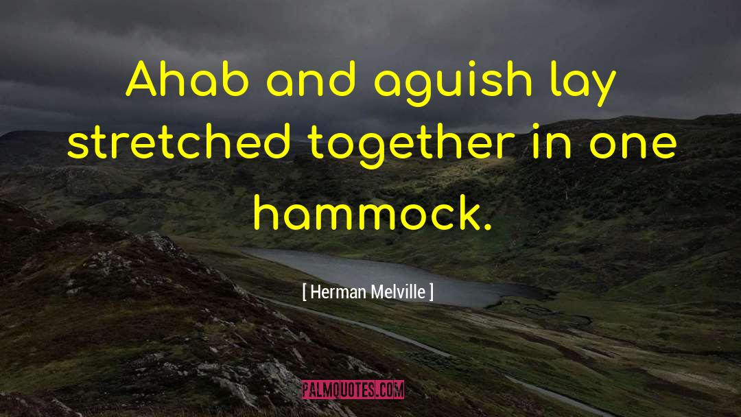 Hammock quotes by Herman Melville