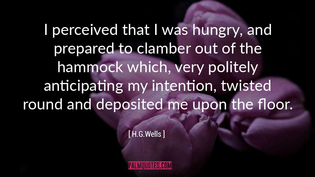 Hammock quotes by H.G.Wells