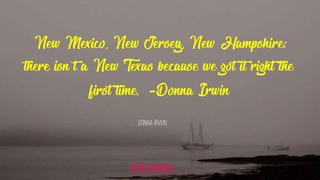 Hampshire quotes by Donna Irwin