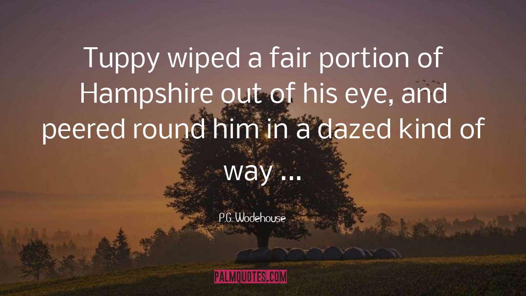 Hampshire quotes by P.G. Wodehouse