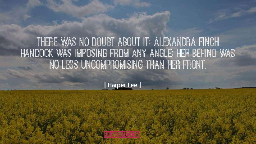 Hancock quotes by Harper Lee