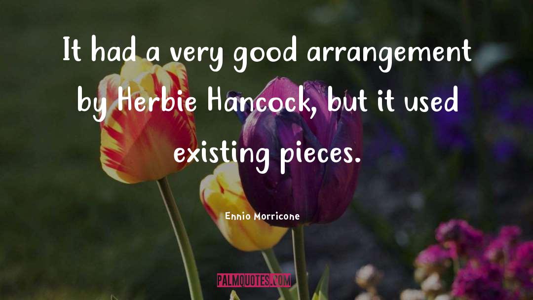 Hancock quotes by Ennio Morricone