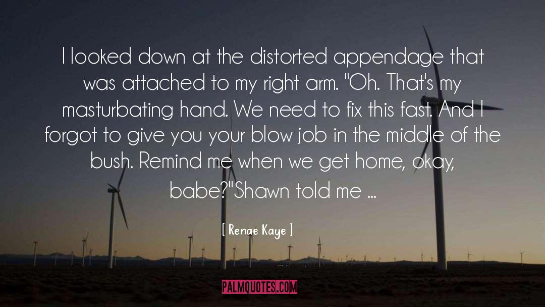 Hand Through Hair quotes by Renae Kaye