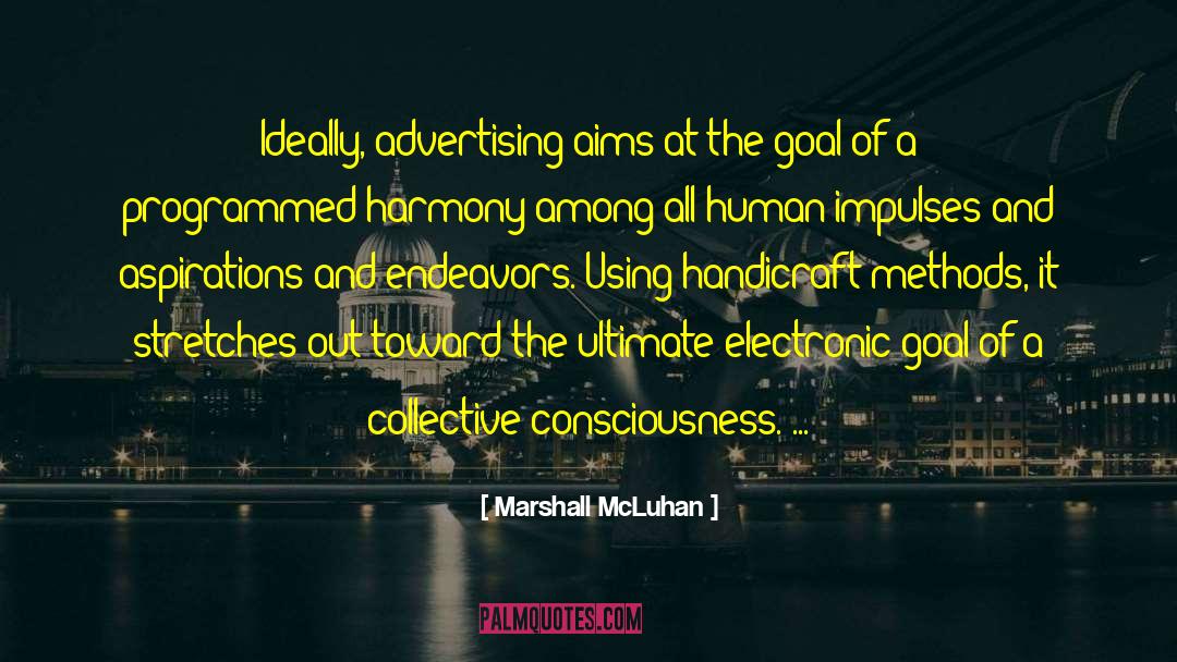 Handicraft quotes by Marshall McLuhan