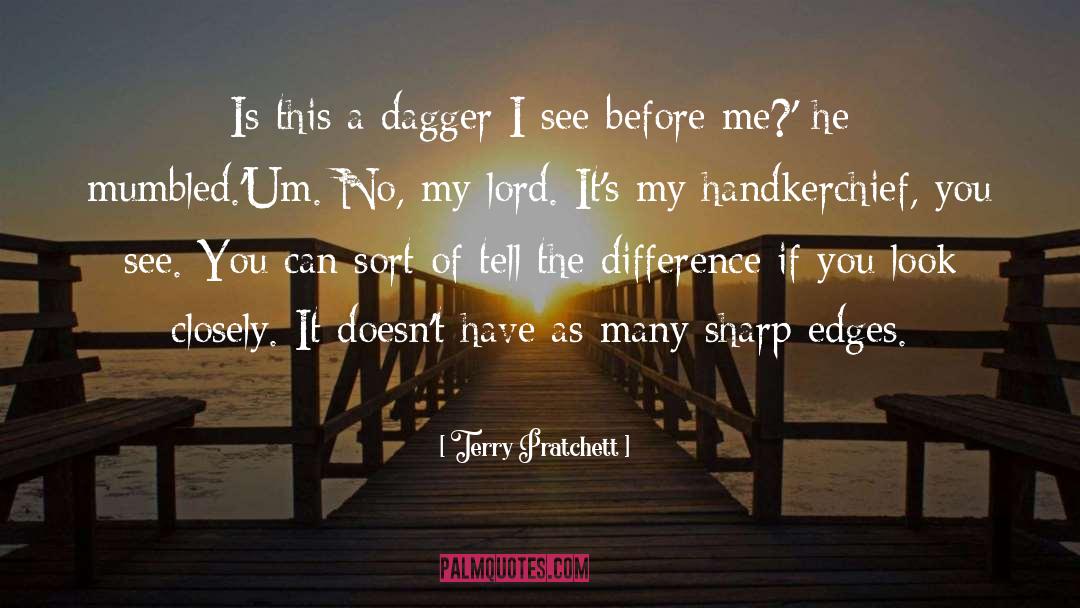 Handkerchief quotes by Terry Pratchett