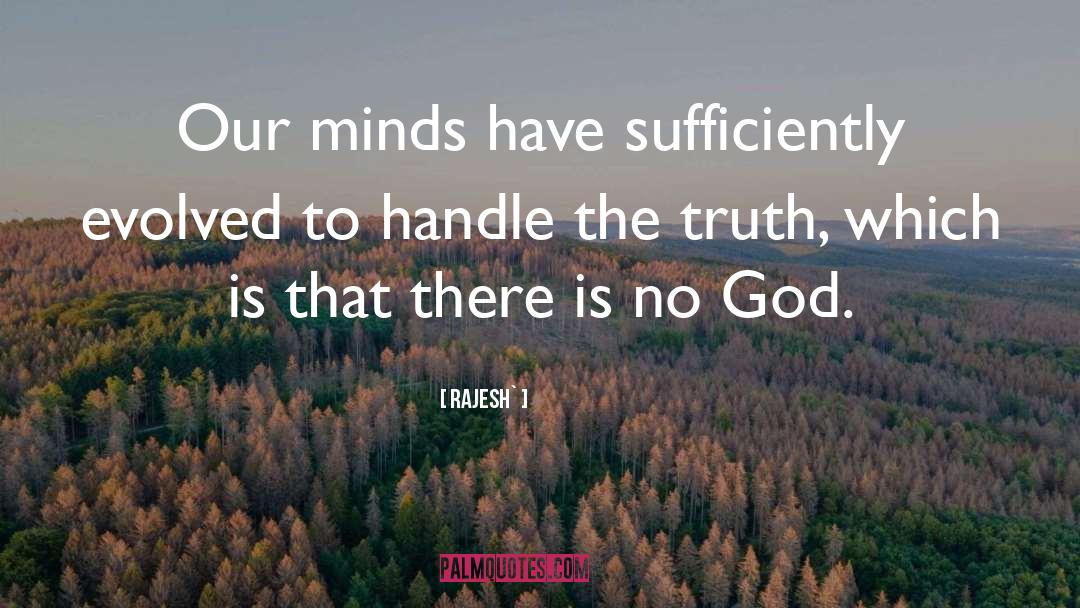 Handle The Truth quotes by Rajesh`