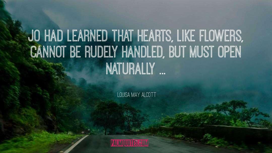 Handled quotes by Louisa May Alcott