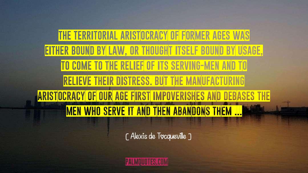 Handler Manufacturing quotes by Alexis De Tocqueville