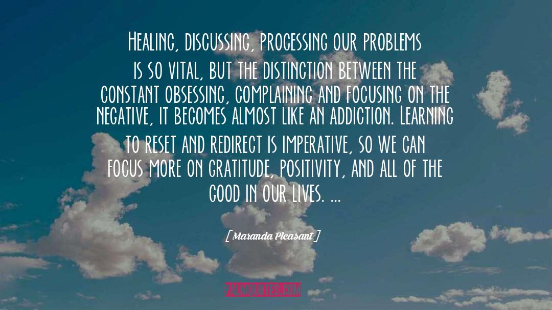 Handling Problems quotes by Maranda Pleasant