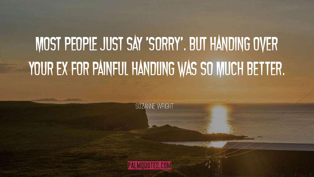 Handling quotes by Suzanne Wright